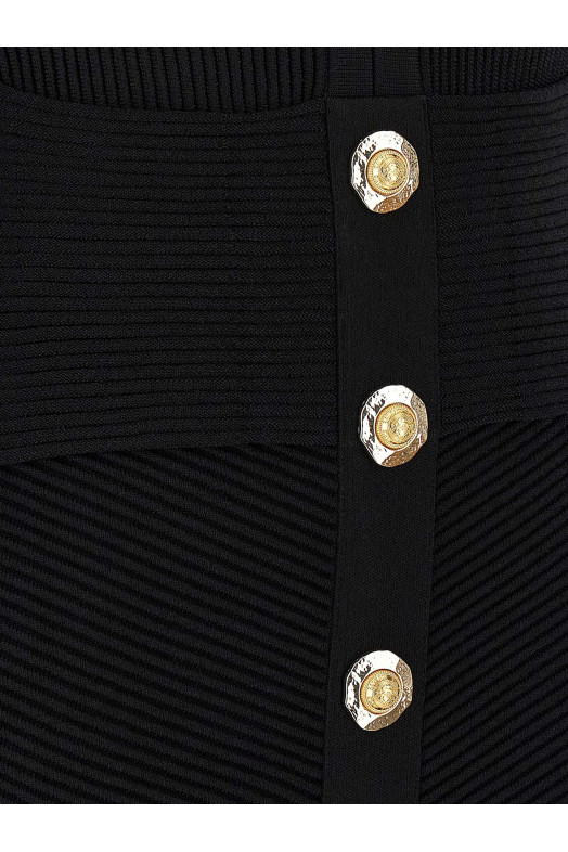 Сукня Bodycon Чорна BALMAIN FF1R9327KI510PA Сукня Bodycon Чорна BALMAIN FF1R9327KI510PA