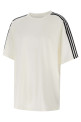 Футболка Y-3 с короткими рукавами и 3 полосками, белая JY8187COREWHITE