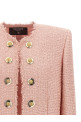 Sequin tweed blazer Pink