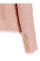 Sequin tweed blazer Pink