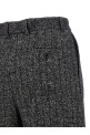 Striped wool pants Black-grey Striped wool pants Black-grey