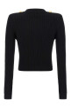 Скручений трикотажний кардиган Чорний BALMAIN FF1KL245KI500PA Скручений трикотажний кардиган Чорний BALMAIN FF1KL245KI500PA