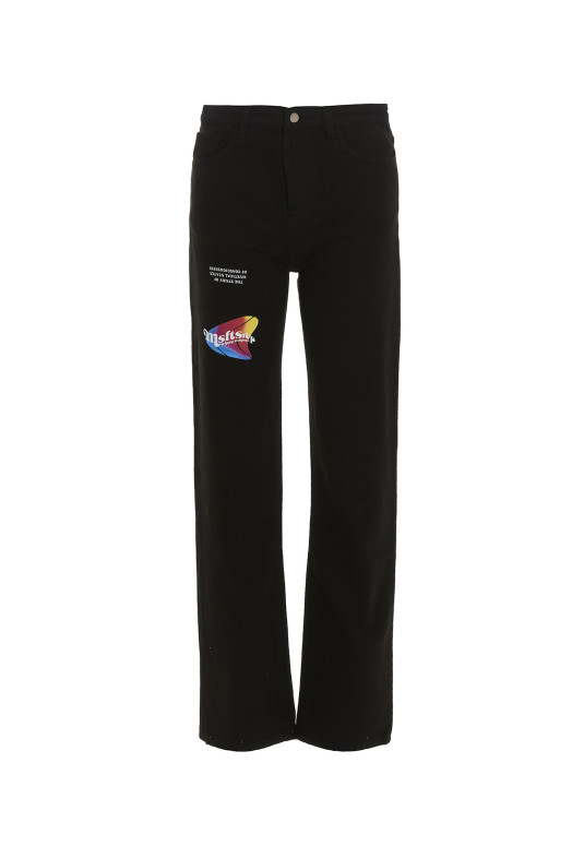 Высокие джинсы Black MSFTSREP (34MSFUPJ01S123644699)