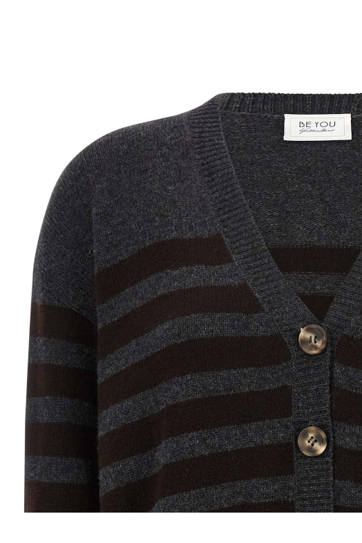 Striped cardigan Multicolor Striped cardigan Multicolor