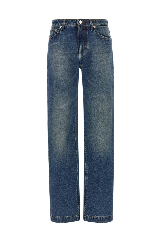 Джинси з логотипом Blue DOLCE & GABBANA FTDDFDG8NV3S9001 Джинси з логотипом Blue DOLCE & GABBANA FTDDFDG8NV3S9001