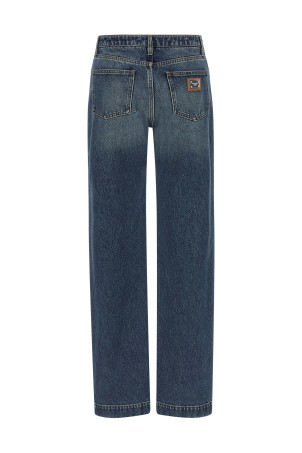 Джинси з логотипом Blue DOLCE & GABBANA FTDDFDG8NV3S9001 Джинси з логотипом Blue DOLCE & GABBANA FTDDFDG8NV3S9001