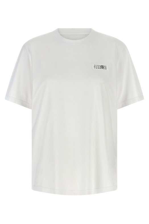 'Numeric signature MM6' T-shirt White