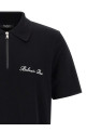 Поло з вишитим логотипом Чорно-сіре BALMAIN DH1GC028BC78EAB Поло з вишитим логотипом Чорно-сіре BALMAIN DH1GC028BC78EAB