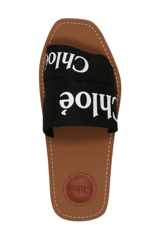 Сандалии «Вуди» Черные CHLOÉ CHC22U188Z3001