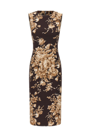 Платье с розовым принтом Разноцветное DOLCE & GABBANA F6GASTFSA7YHM4OX Платье с розовым принтом Разноцветное DOLCE & GABBANA F6GASTFSA7YHM4OX