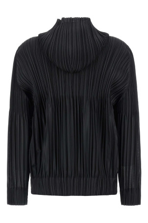 Блузка на молнии Черная PLEATS PLEASE ISSEY MIYAKE PP58JC40115 Блузка на молнии Черная PLEATS PLEASE ISSEY MIYAKE PP58JC40115