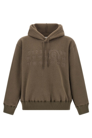 Флісова кофта Сіра MM6 MAISON MARGIELA SH0GU0028M20126809 Флісова кофта Сіра MM6 MAISON MARGIELA SH0GU0028M20126809