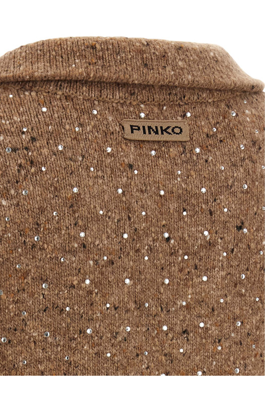 'Nibani Polo' sweater Beige 'Nibani Polo' sweater Beige