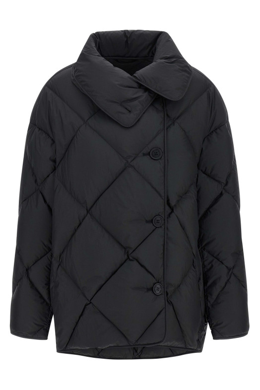 Пуховая куртка «Cozy Queen» Черная COZYQUEENMICRORIBNYLONMICROBLACK