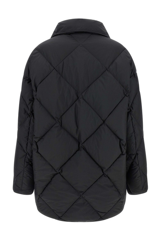 Пуховая куртка «Cozy Queen» Черная COZYQUEENMICRORIBNYLONMICROBLACK