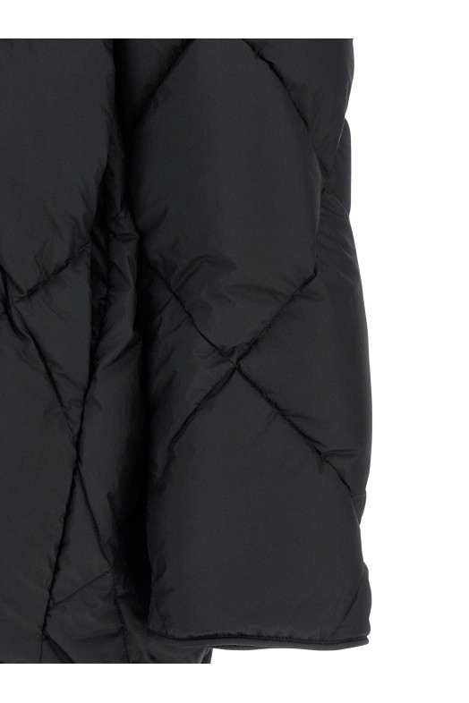 Пуховая куртка «Cozy Queen» Черная COZYQUEENMICRORIBNYLONMICROBLACK