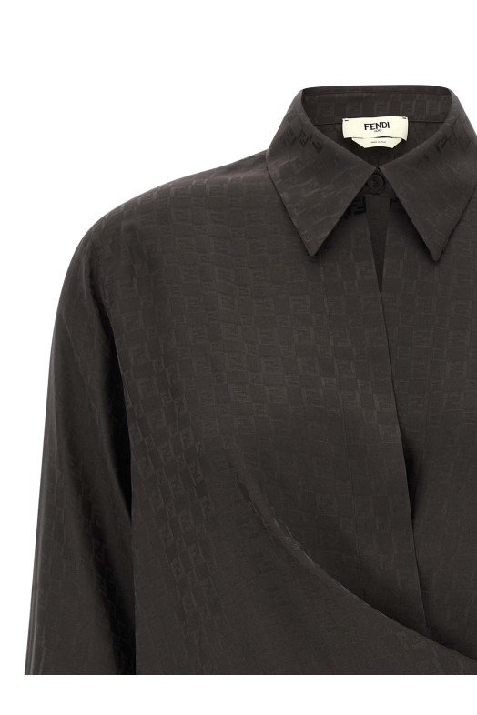 'Chess FF' shirt Brown 'Chess FF' shirt Brown