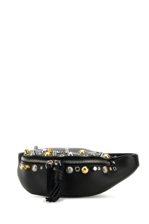 Черная кожаная сумка-пояс Nellcôte Черная VALENTINO GARAVANI (7Y2B0R39MJL) Черная кожаная сумка-пояс Nellcôte Черная VALENTINO GARAVANI (7Y2B0R39MJL)