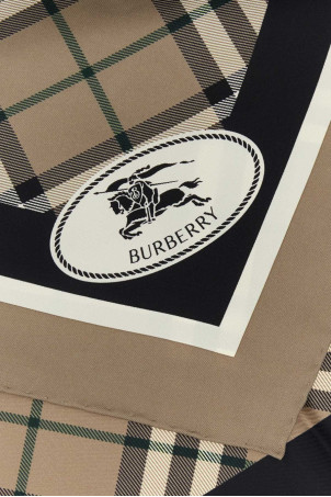 Вышитый шелковый фуляр BURBERRY (8116923) Вышитый шелковый фуляр BURBERRY (8116923)