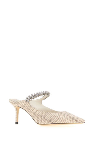 Шкіряні мюлі Bing 65 з принтом JIMMY CHOO (BING65AYQ) Шкіряні мюлі Bing 65 з принтом JIMMY CHOO (BING65AYQ)