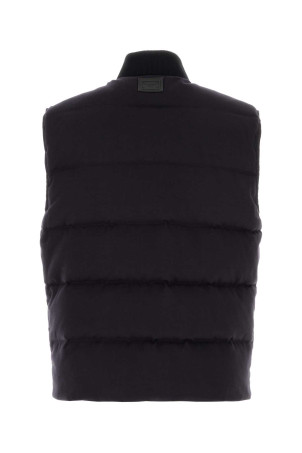 Midnight blue cotton blend reversible down jacket DOLCE & GABBANA (G9BSPTFCTAB)