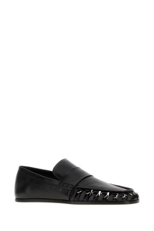 Black leather Nikki loafers JIL SANDER (J15WR0026P4835)