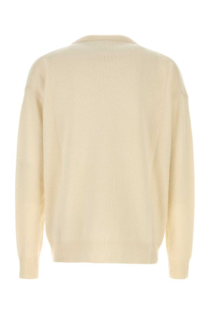 Кашеміровий светр кольору слонової кістки JIL SANDER (J21GP0028J13208) Кашеміровий светр кольору слонової кістки JIL SANDER (J21GP0028J13208)