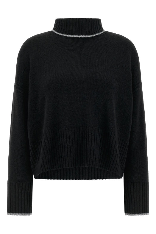 Свитер с высоким воротом «Фолкленд» Черный 105446A2Q9Z99