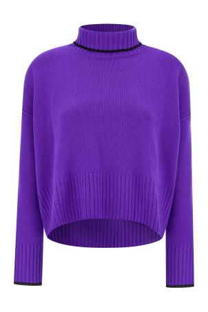 'Falkland' turtleneck sweater Purple