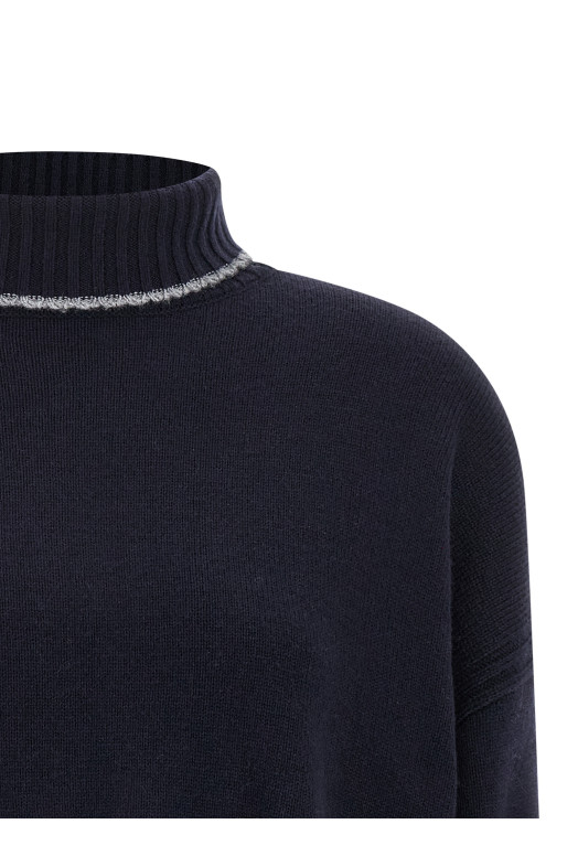 'Falkland' turtleneck sweater Blue
