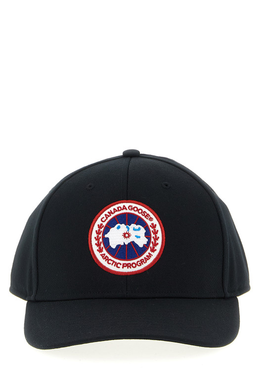 Кепка с вышитым логотипом Черная CANADA GOOSE 5480U61