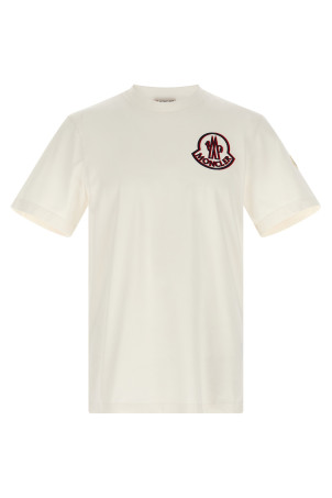 Flocked logo T-shirt White Flocked logo T-shirt White