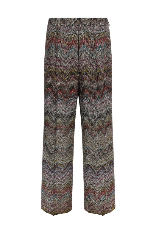 Брюки с пайетками в виде зигзага Разноцветные MISSONI DS25WI0KBC005GS01HU Брюки с пайетками в виде зигзага Разноцветные MISSONI DS25WI0KBC005GS01HU