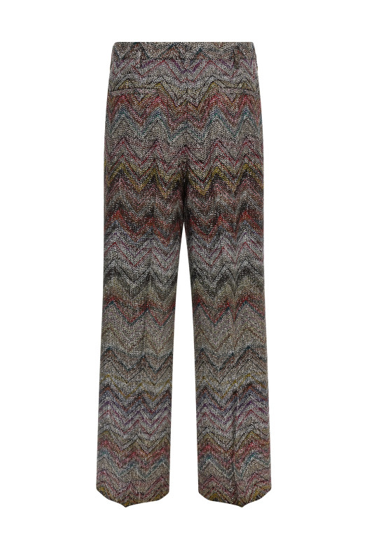 Брюки с пайетками в виде зигзага Разноцветные MISSONI DS25WI0KBC005GS01HU Брюки с пайетками в виде зигзага Разноцветные MISSONI DS25WI0KBC005GS01HU