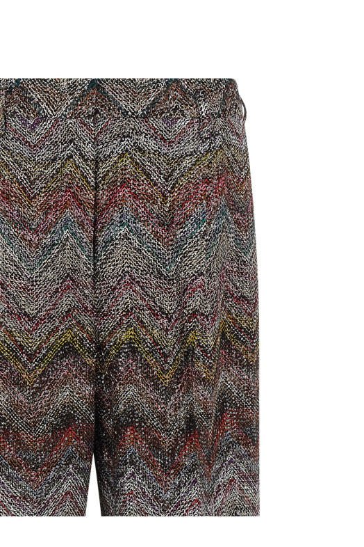 Брюки с пайетками в виде зигзага Разноцветные MISSONI DS25WI0KBC005GS01HU Брюки с пайетками в виде зигзага Разноцветные MISSONI DS25WI0KBC005GS01HU