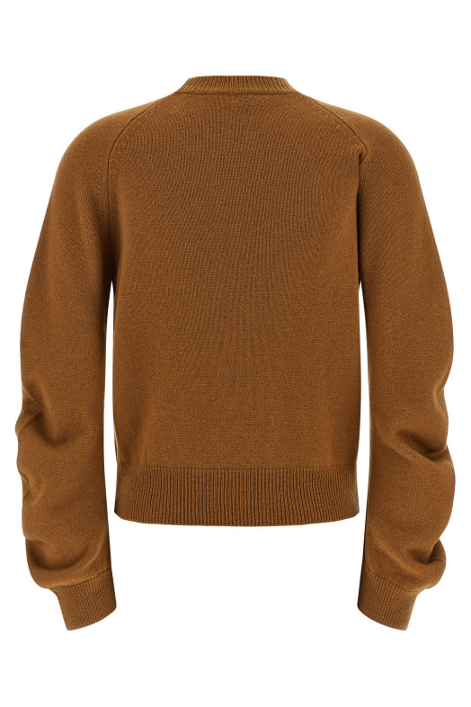 Свитер с закругленными рукавами Коричневый NUDE 1101W2553653