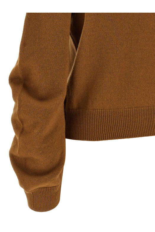 Свитер с закругленными рукавами Коричневый NUDE 1101W2553653