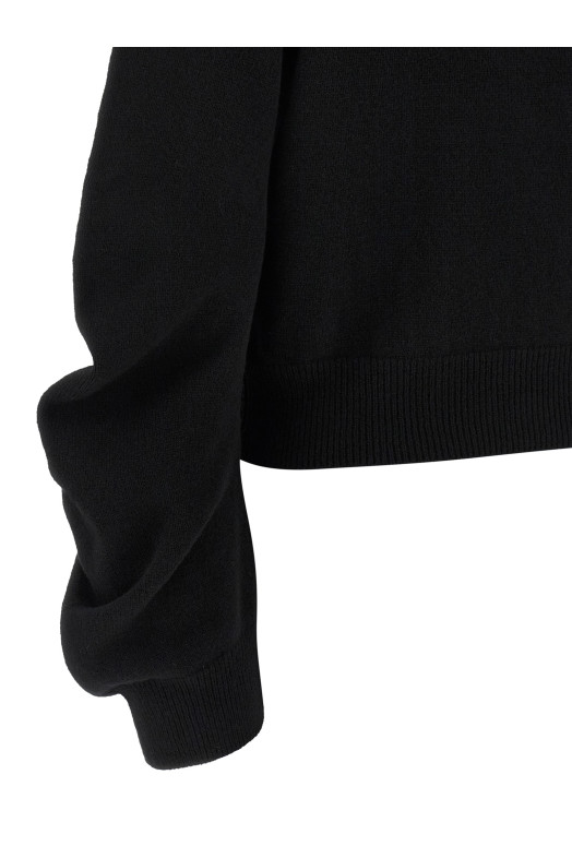 Свитер с изогнутыми рукавами Черный NUDE 1101W2553609