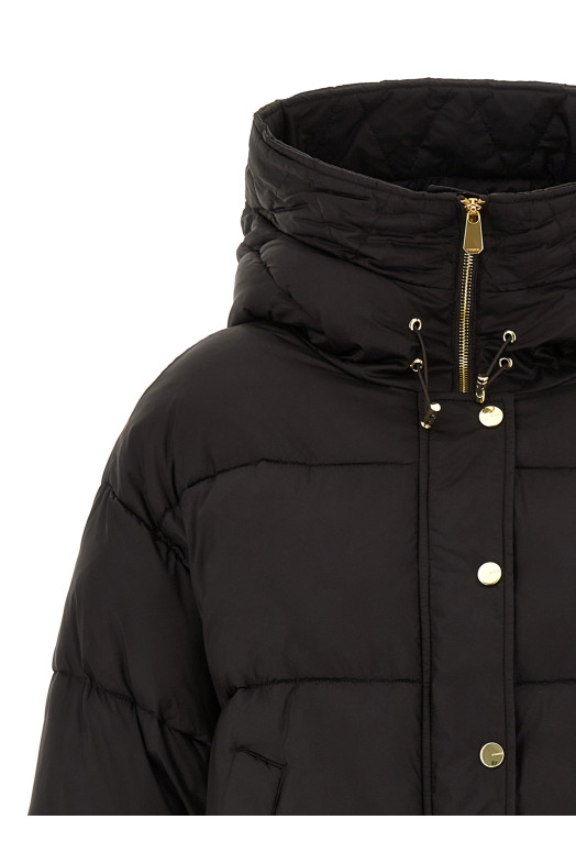 'Impasto' down jacket Brown