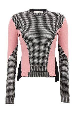 Houndstooth sweater Multicolor Houndstooth sweater Multicolor