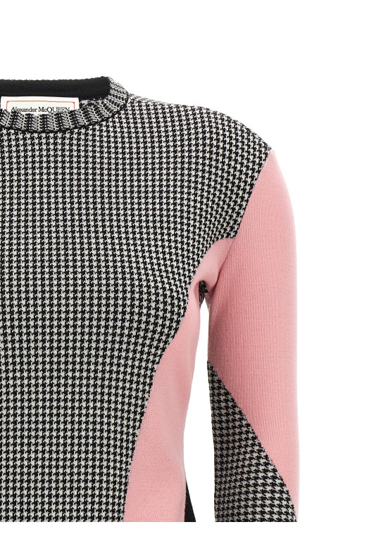 Свитер в клетку Разноцветный ALEXANDER MCQUEEN 798381Q1BAW1295 Свитер в клетку Разноцветный ALEXANDER MCQUEEN 798381Q1BAW1295