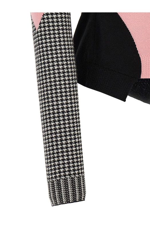 Свитер в клетку Разноцветный ALEXANDER MCQUEEN 798381Q1BAW1295 Свитер в клетку Разноцветный ALEXANDER MCQUEEN 798381Q1BAW1295