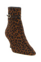 Animal print ankle boots Brown