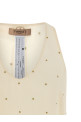 Lurex embroidery tank top Beige Lurex embroidery tank top Beige