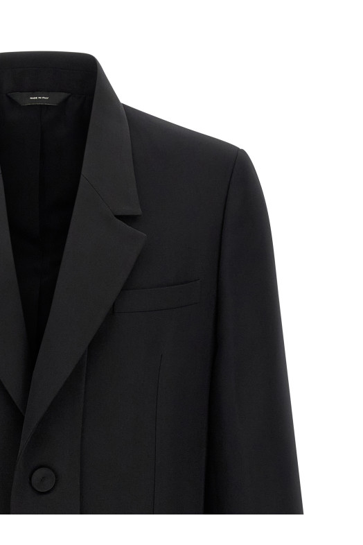 Crepe wool coat Black Crepe wool coat Black