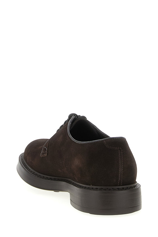 Замшеві шнурівки Коричневі DOUCAL'S DU1385BRUXUF009TM23