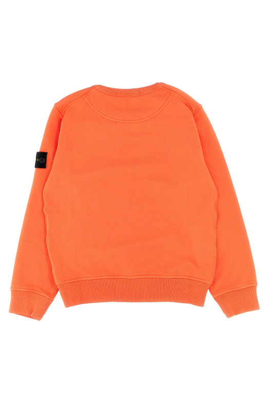 Світшот з логотипом, помаранчевий STONE ISLAND JUNIOR 811661320V0032 Світшот з логотипом, помаранчевий STONE ISLAND JUNIOR 811661320V0032