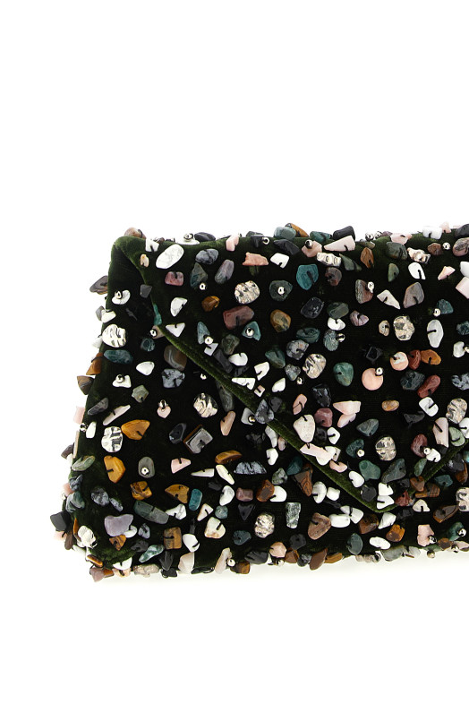 'Embellished Envelope' clutch Green 'Embellished Envelope' clutch Green