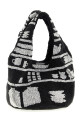 Мини-сумка для покупок «Beaded» Черно-серая HB0744FA0470901 Мини-сумка для покупок «Beaded» Черно-серая HB0744FA0470901