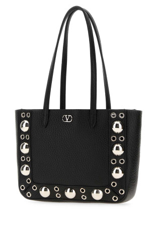 Black leather NellcÃ´te handbag Black VALENTINO GARAVANI (7W2B0R89MJL)